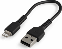 Startech USB apa - Lightning apa Adat- és töltőkábel 0.15m - Fekete