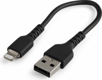 Startech USB apa - Lightning apa iPhone töltőkábel 0.15m - Fekete