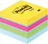 Post-it 2051-U 51x51mm öntapadós jegyzettömb - Vegyes színek (400 lap / tömb)