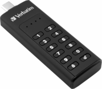 Verbatim 32GB Keypad Secure Pendrive USB-C 3.1 Pendrive - Fekete