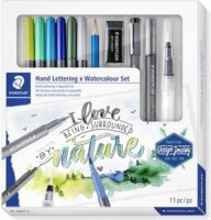 Staedtler "Design Journey Hand Lettering" Ecsetirón készlet - Vegyes színek (11 db / csomag)