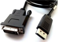 Unitek DisplayPort M - DVI M Adapterkábel Fekete 1.5m