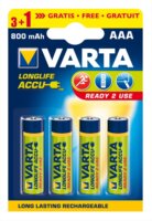 Varta BAVA 56703 Ni-MH 800 mAh Újratölthető Ceruzaelem (4db/csomag)