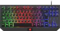 Natec Fury Hurricane TKL RGB USB Gaming Billentyűzet HU - Fekete