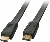 Lindy HDMI 2.0 - HDMI lapos kábel 3m Fekete