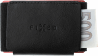 Fixed Tiny Valódi bőr pénztárca Fekete