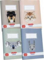 Herlitz Animals 32 lapos A5 1. osztályos vonalas füzet többféle