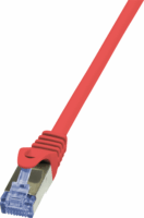 LogiLink CAT6A S/FTP Patch Cable PrimeLine AWG26 PIMF LSZH red 0,50m