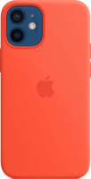 Apple iPhone 12 Mini MagSafe Szilikon Tok - Electric Narancs