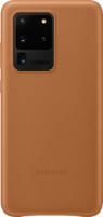 Samsung EF-VG988 Galaxy S20 Ultra gyári Bőrtok - Barna (Bontott)