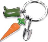 Troika Garden Love kulcstartó - Narancssárga/ezüst