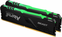 Kingston 16GB /2666 Fury Beast RGB DDR4 RAM KIT (2x8GB)
