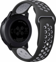 Tactical Samsung Galaxy Watch3 Szilikon szíj 22 mm - Fekete/Szürke
