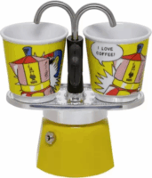 Bialetti Mini Express Lichtenstein kávéfőző - Sárga