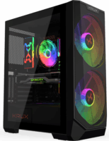 KRUX Vortex Számítógépház - Fekete