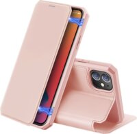 Dux Ducis Skin X Apple iPhone 12 Flip Tok - Rózsaszín