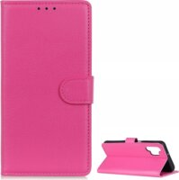 Gigapack Samsung Galaxy A32 5G Bőrhatású flip Tok - Rózsaszín