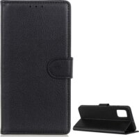 Gigapack Samsung Galaxy A52 5G/4G Bőrhatású flip Tok - Fekete