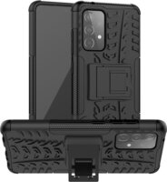Gigapack Defender Samsung Galaxy A52 5G/4G Műanyag Tok - Fekete/Mintás