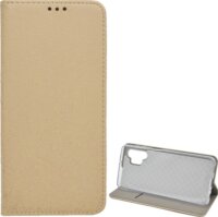Gigapack Samsung Galaxy A32 5G Bőrhatású flip Tok - Arany/Mintás