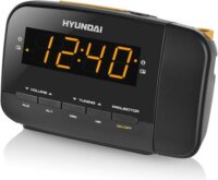 Hyundai RAC481PLLBO Rádiós ébresztő óra - Fekete