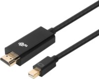 TB mini DisplayPort - HDMI kábel 1.8m Fekete
