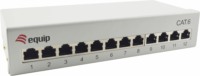 Equip 227363 Asztali patch panel - 12 port