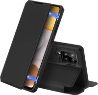 Dux Ducis Skin X Samsung Galaxy A42 Bőrhatású flip Tok - Fekete