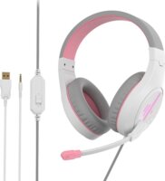 MeeTion MT-HP021 Gaming Headset Fehér/Rózsaszín