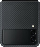 Samsung Galaxy Z Flip3 Aramid Gyári Állótok - Fekete