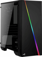 AeroCool Cylon Mini RGB Számítógépház - Fekete
