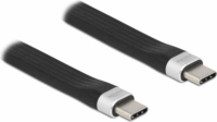 Delock USB 3.2 Gen2 Type-C összekötő kábel 13.5cm - Fekete