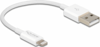 Delock USB 2.0 - Apple Lightning kábel 0.15m - Fehér