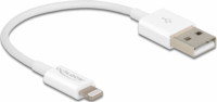 Delock USB 2.0 - Apple Lightning iPhone töltőkábel 0.15m - Fehér
