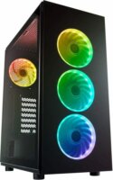 FSP CMT340 Plus RGB Számítógépház - Fekete