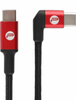 PGYTech USB-C - USB-C kábel 0.65m - Fekete/Piros