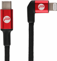 PGYTech USB-C - Lightning kábel 0.65m - Fekete/Piros