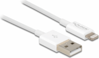 Delock USB 2.0 A - Lightning kábel 1m - Fehér