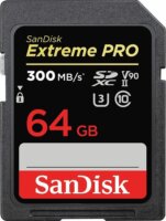 Sandisk 64GB Extreme PRO SDXC UHS-II CL10 Memóriakártya