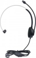 Manhattan 179867 Mono USB Headset Fekete