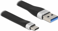 Delock USB 3.2 Gen1 - USB C kábel 0.135m - Fekete