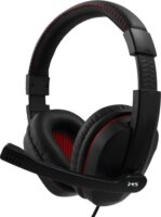 MS Icarus C300 USB Gaming Headset Fekete/Piros