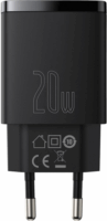 Baseus Compact USB Type-C Gyorstöltő adapter - Fekete (20W)