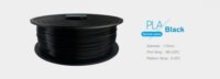3D Filament PLA 1,75mm 1 kg - Fekete
