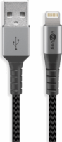 Goobay USB-A - Lightning iPhone töltő kábel 1m - Szürke