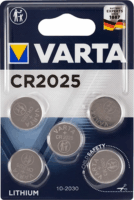 Varta LITHIUM Coin CR2025 Gombelem (5 db / csomag)