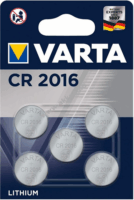 Varta LITHIUM Coin CR2016 Gombelem (5 db / csomag)