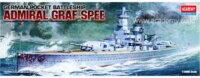 Academy Admiral Graf Spee hadihajó műanyag modell (1:350)