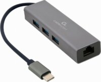 Gembird A-CMU3-LAN-01 USB-C 3.1 HUB (3 port) + RJ45