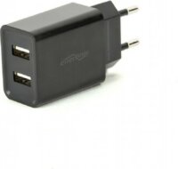 Gembird EG-U2C2A-03 Hálózati USB töltő (5V / 2.1A) - Fekete